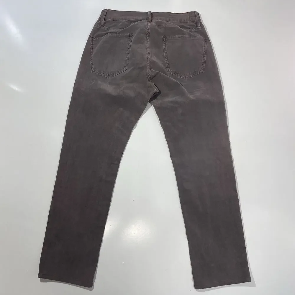 Marine Layer Pants Men’s 32 X 30 Faded Dark Gray Corduroy Cambridge Cord Casual